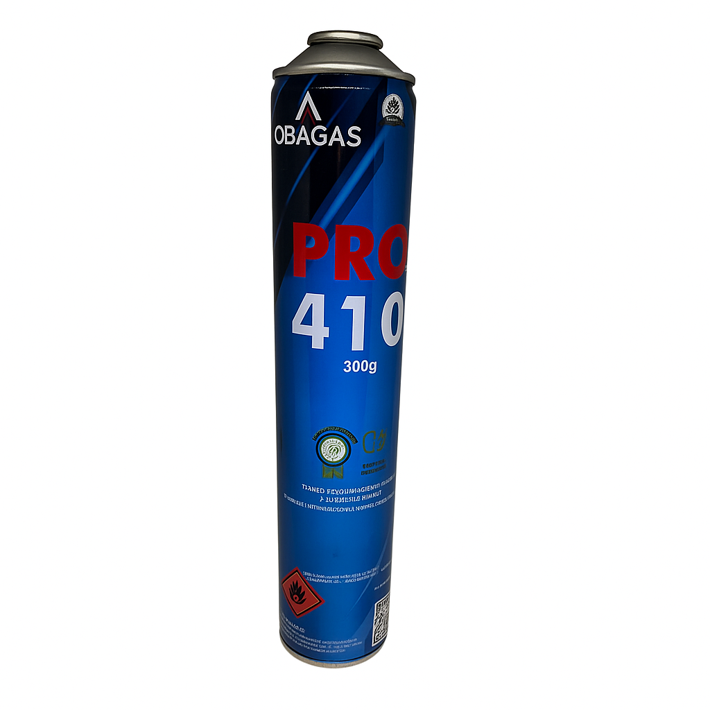 GAS REFRIGERANTE R410 LATA 300 GR OBAGAS